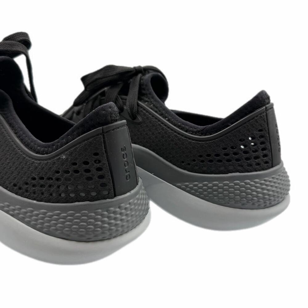 Crocs NEW Women LiteRide 360 Pacer Black Lace Up Breathable Waterproof Sneakers - Picture 7 of 9